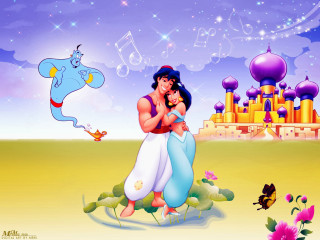 Man woman castle dragon flying - a man and woman free wallpaper