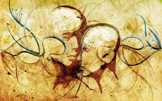 Two people bird head shoulder - two person free wallpaper