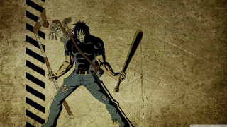 Man holding baseball bat demon 2 - neoexpressionism free wallpaper