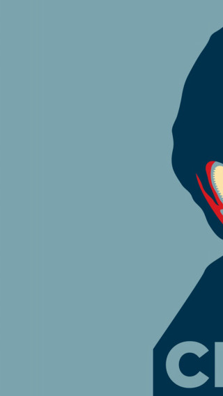 Red eye black hat blue - neoplasticism free wallpaper