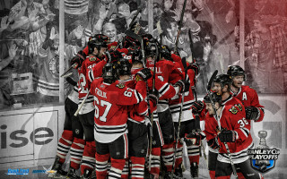 Hockey players circle fans banner - madhouse free wallpaper