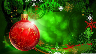 Christmas background red ornament snowflakes - a christmas background free wallpaper