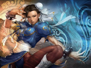Woman blue outfit sword blue 2 - a blue outfit free wallpaper