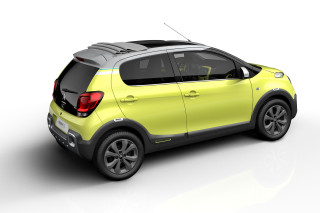 Small yellow car black roof - a black roof free wallpaper