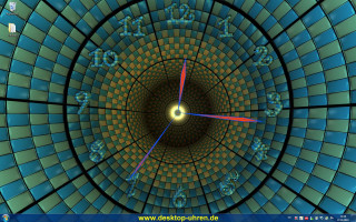 Circular clock design numbers second - allen tupper true free wallpaper