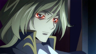 Man red eyes white hair - red eye free wallpaper
