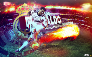 Soccer player kicking ball fireball - fantastic free wallpaper for desktop