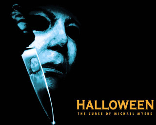 Creepy face knife poster horror - clark voorhees free wallpaper