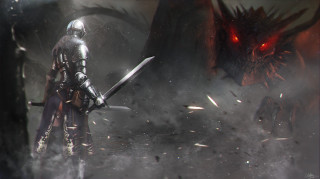 Knight demon dark forest sword - a knight free wallpaper