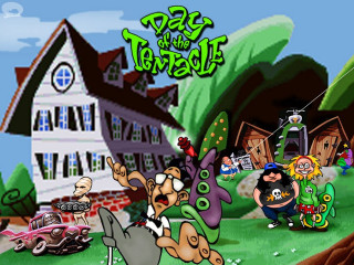 Cartoon character house car sign - different free wallpaper