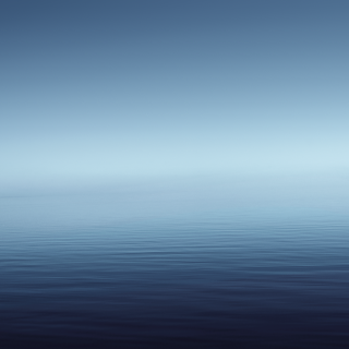 Large body of water boat - a few cloud free wallpaper