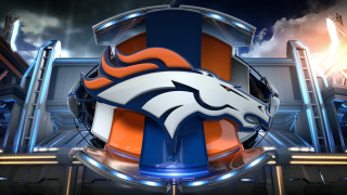 Denver football logo clouds lights - this image free wallpaper