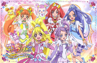 Anime girls pets dresses bows - bow free wallpaper