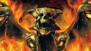 Demonic demon hands fire background - a demonic demon free wallpaper