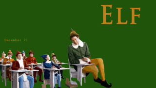 Group people desks green banner - a group of people sitting free wallpaper