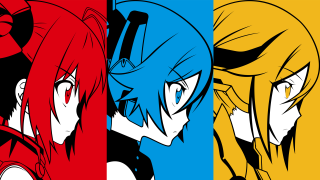 Anime characters colored hair expressions 2 - a pop art painting free wallpaper