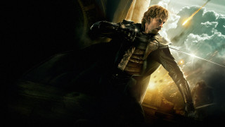 Man suit sword dark room 2 - a man in a suit holding free wallpaper