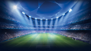 Stadium green field lights crowd 2 - the stand free wallpaper