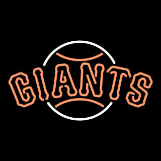 Neon sign giants circle center 2 - international typographic style free wallpaper