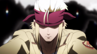 Blonde man red hat anime - ufotable free wallpaper