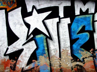 Graffiti wall star name written - graffiti paint free wallpaper