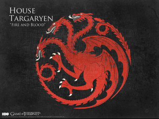 Targaryen dragon logo black background - dragon free wallpaper