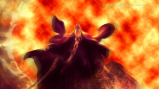 Demon sword flames digital painting - the background free wallpaper