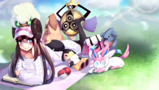 Woman blanket pokemon characters book - pokemon free wallpaper