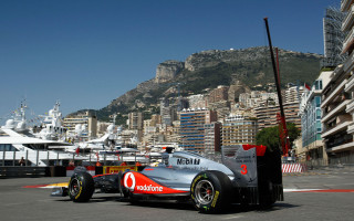 Race car parking lot mountain - a race car free wallpaper