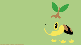 Cartoon bird green background leaves - derf free wallpaper