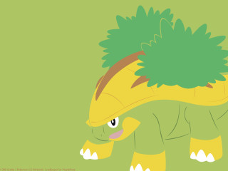 Yellow green dinosaur leaf background - a white outline free wallpaper