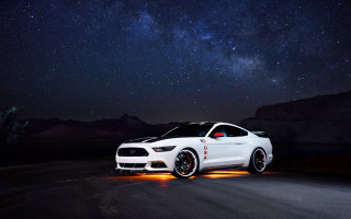 White car night sky stars - star and a star free wallpaper