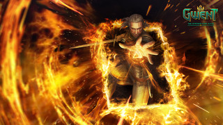 Armor suit flaming sword crown - concept art free wallpaper