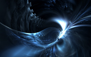 Blue black swirl white center - swirl free wallpaper