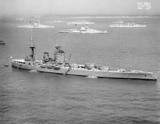 Battleship ocean city ships floating - claude rogers free wallpaper