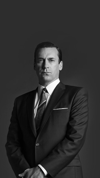 Man suit tie posing black 4 - modernism free wallpaper