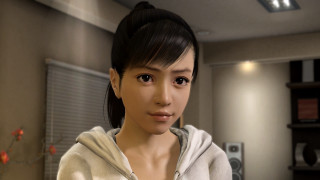 Woman white hoodie serious look - serious free wallpaper