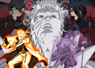 Anime demon slayer characters background - poster art free wallpaper