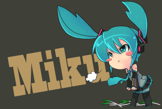 Cartoon character blue hair blue 4 - a blue tail free wallpaper