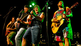 Stage guitarists performing live music - dennis flanders free wallpaper