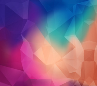 Colorful abstract low poly blurred - low free wallpaper