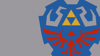 Blue red emblem bird crest - epic fantasy free wallpaper