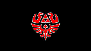 Red black logo bird gad - symmetry!! free wallpaper