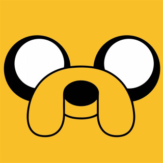 Yellow black cartoon face nose - 2 d game art free wallpaper