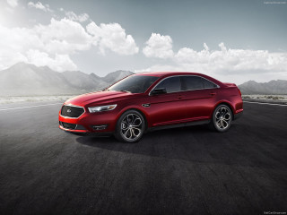 Red ford taurus mountains clouds - the mountain free wallpaper