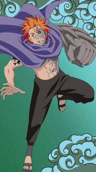 Flying man tattoos orange hair - wide free wallpaper