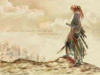 Person hill sword sky clouds - a painting of a person free wallpaper