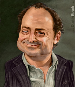 Man mustache suit jacket painting - free portrait wallpaper