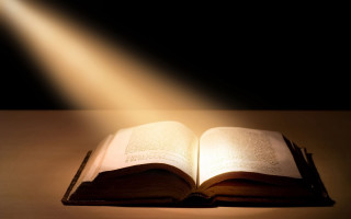 Radiant book light tablecloth open - a table cloth free wallpaper