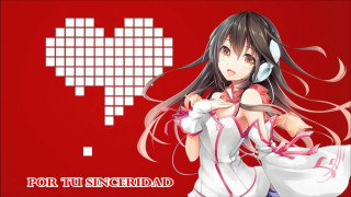 Girl longhair whiteshirt cellphone redheart - a white heart free wallpaper